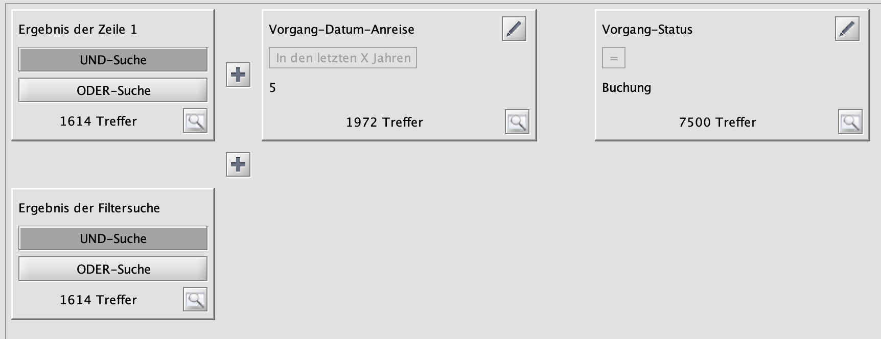 Alle Teilergebnisse und das Gesamtergebnis werden bei jeder Änderung direkt dargestellt